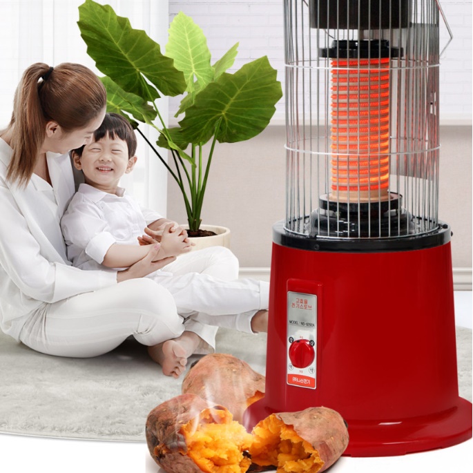 국산 고구마 히터 원적외선 난방기 사무실 전기 난로 황토 히터