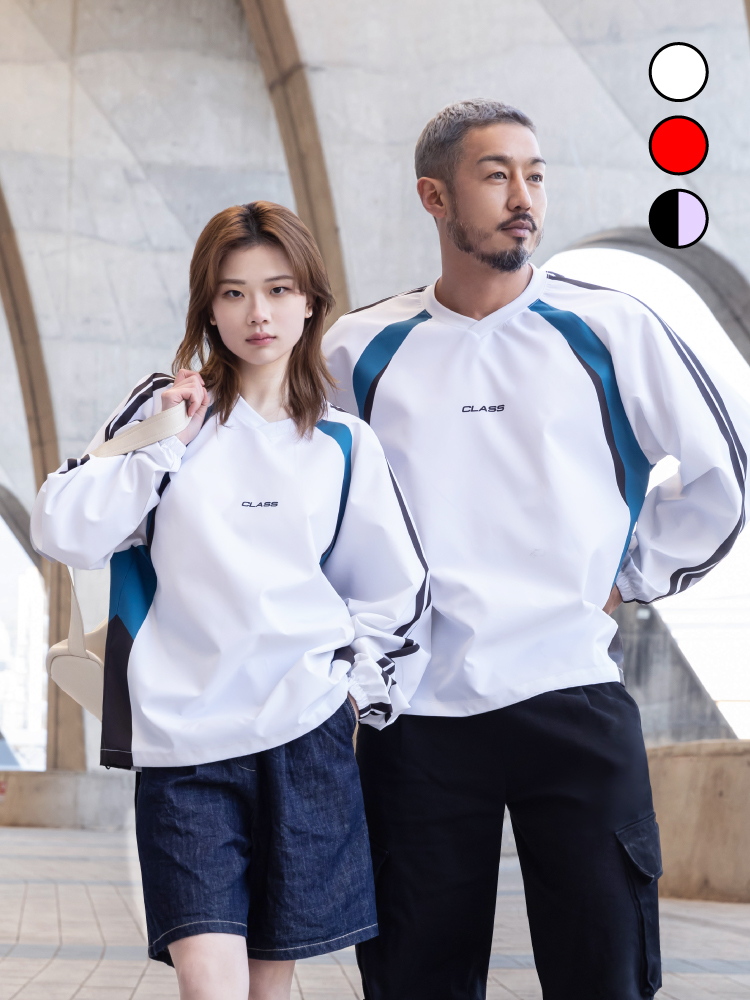 씨코어 피스테 바람막이 웜업 자켓 스포츠 아노락 스타일