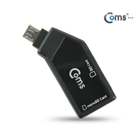라이트컴 Coms 스마트폰 USB OTG 카드 리더기(Micro SD/SD 전용) TF, 마이크로 5핀 micro 5Pin (MV988)
