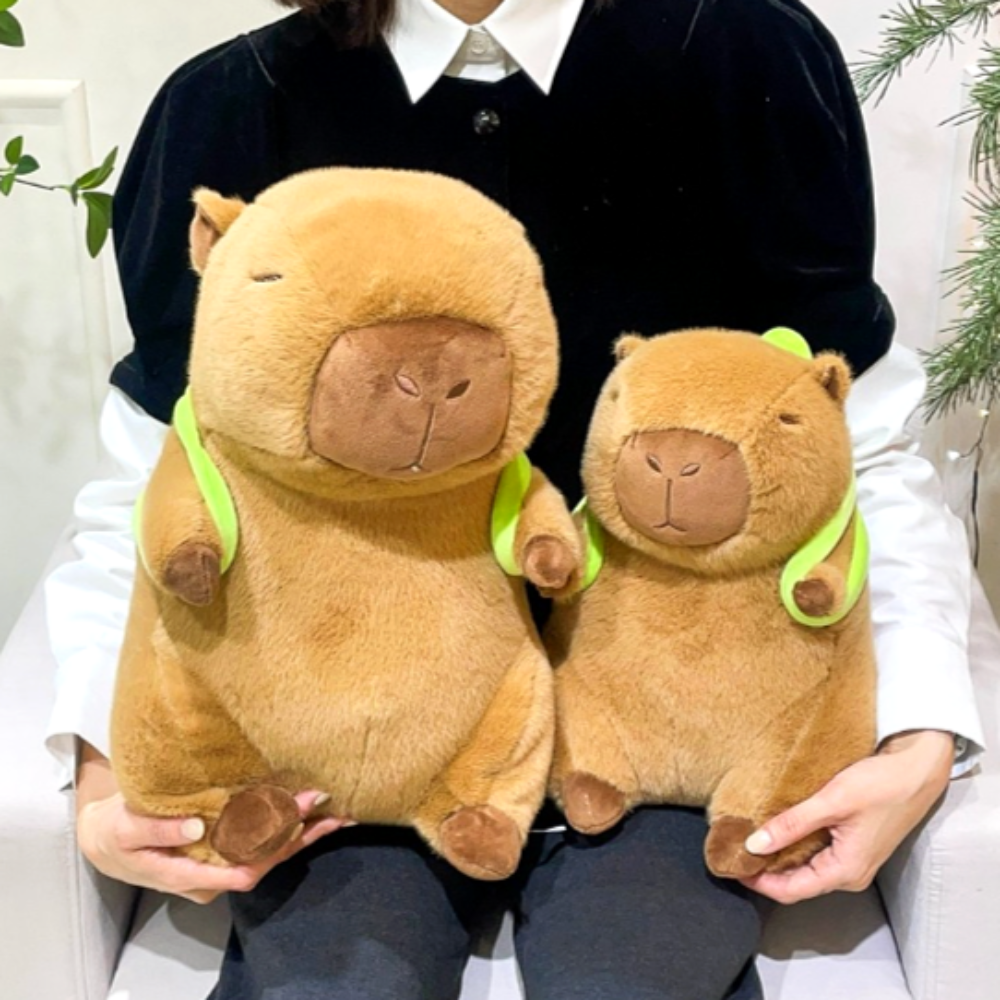 카피바라 인형 대형 모찌 애착인형 딸기22cm - 상세 이미지 3