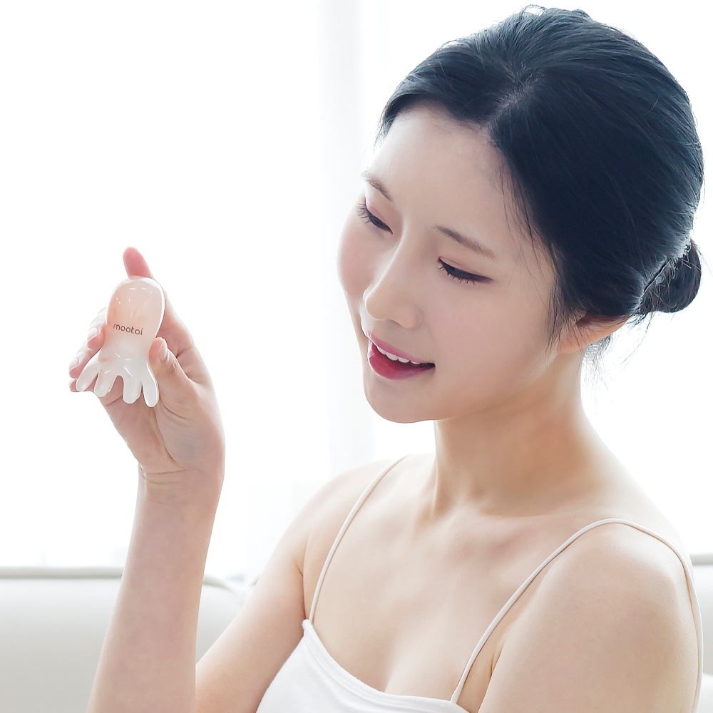 무탈 문어 두피 괄사 마사지기 승모근 머리 빗 지압 마사지 이미지 4