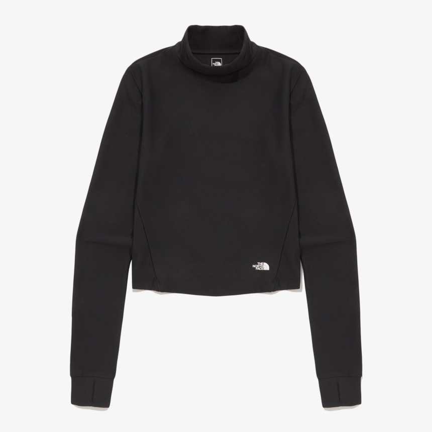 노스페이스 얇은 긴팔티 슬림 이너 반목 터틀넥 티셔츠 NT7XQ52A