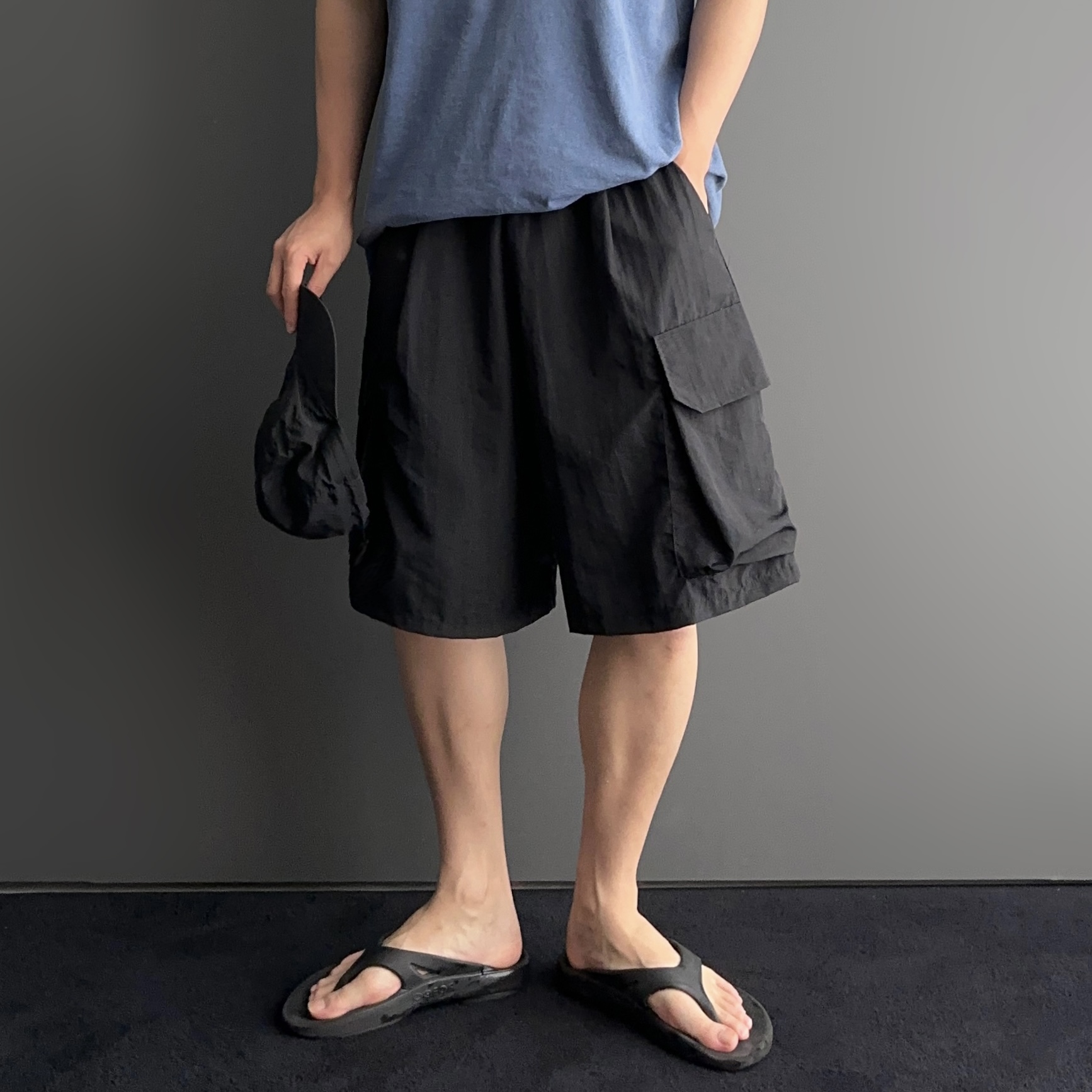 1+1 건빵반바지 나일론반바지 - 상세 이미지 2