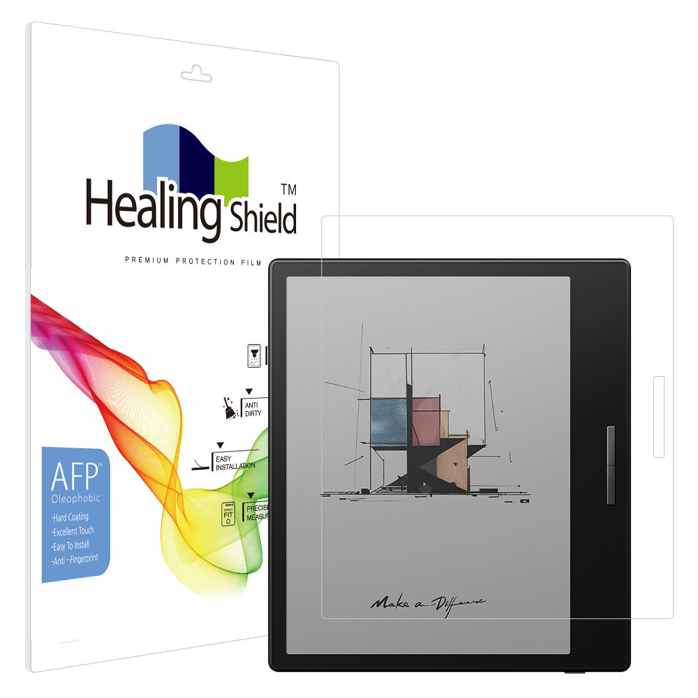 오닉스 북스 고 컬러 7 블랙 올레포빅 고광택 액정보호필름