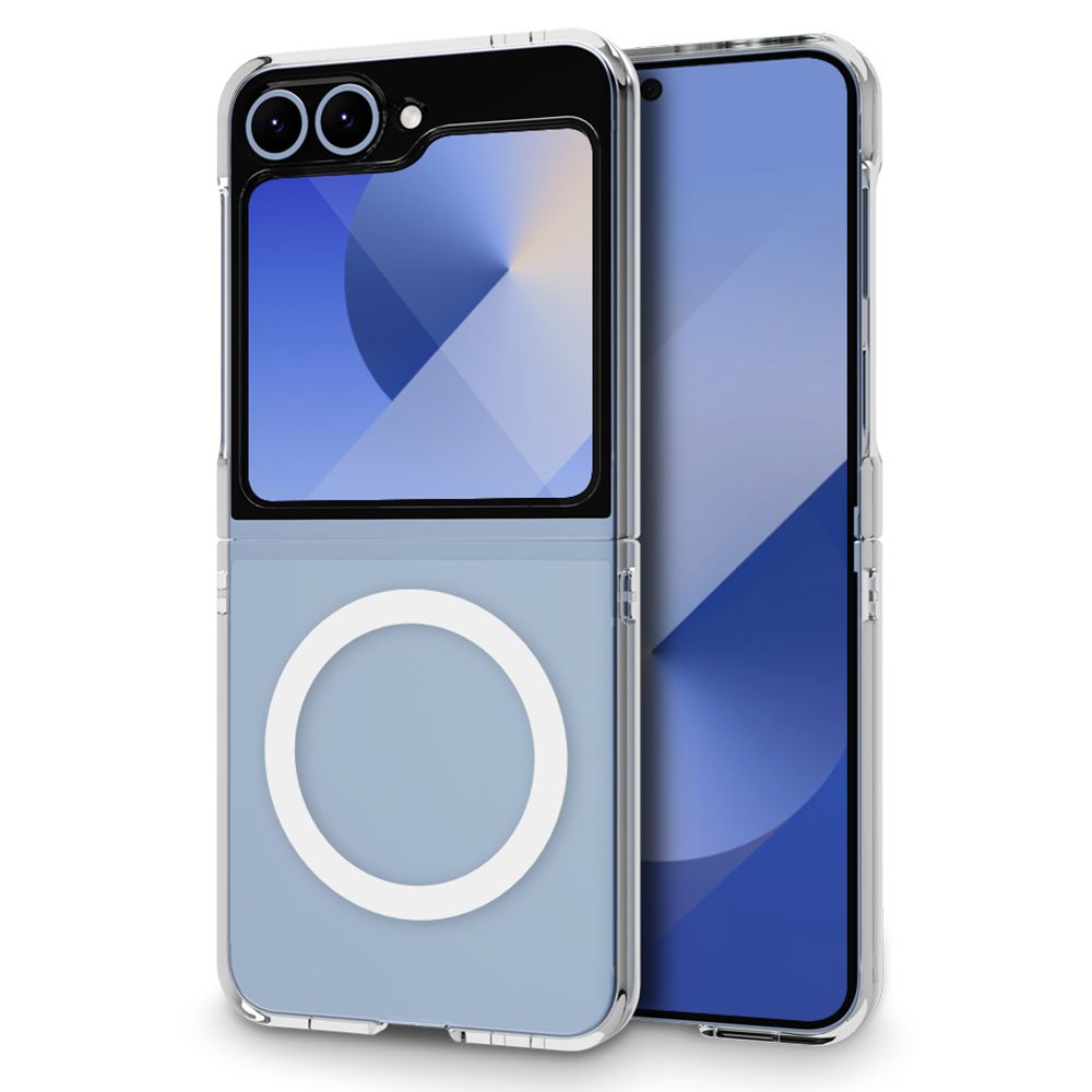 [초강력 자석] Z플립6 맥세이프 케이스 갤럭시 투명 슬림 FOLD 제트 지플립6 케이스