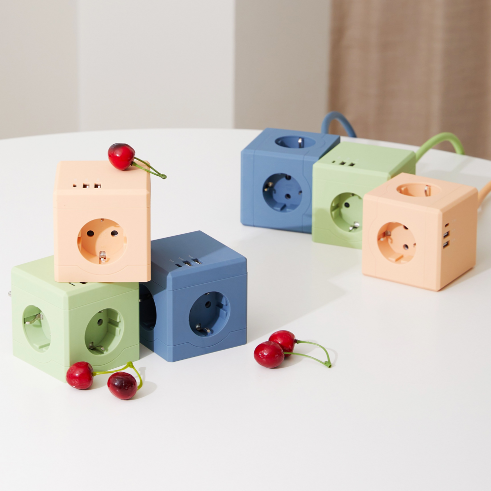 MPG Art01 큐브 고용량멀티탭 USB C타입 충전기 선이없는 무선형 멀티어댑터