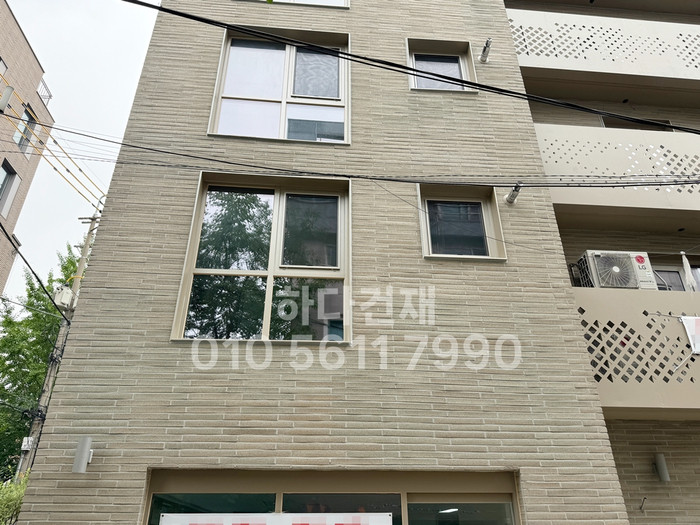 디자인 모노타일 500x50x20T 베이비브라운 / 하다건재 와이드벽돌 롱브릭타일