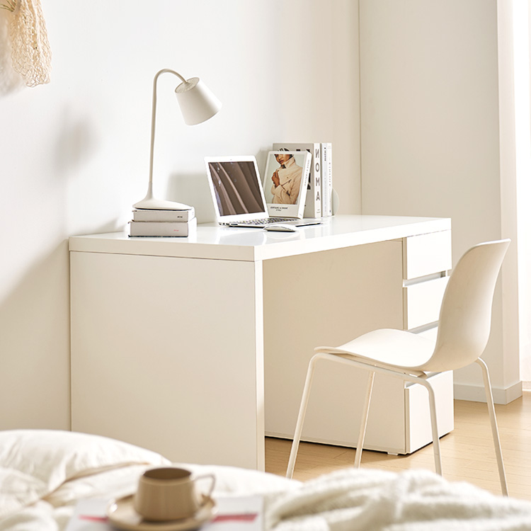 e스마트 와이즈 1인용 학생 4단 서랍 책상세트 1400