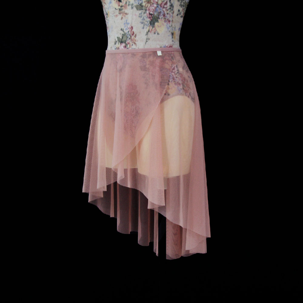 (피치 미뉴에뜨 스트랩리스 메쉬 발레스커트) 숏 롱 풀온 성인 취미 발레복 사이트 세트