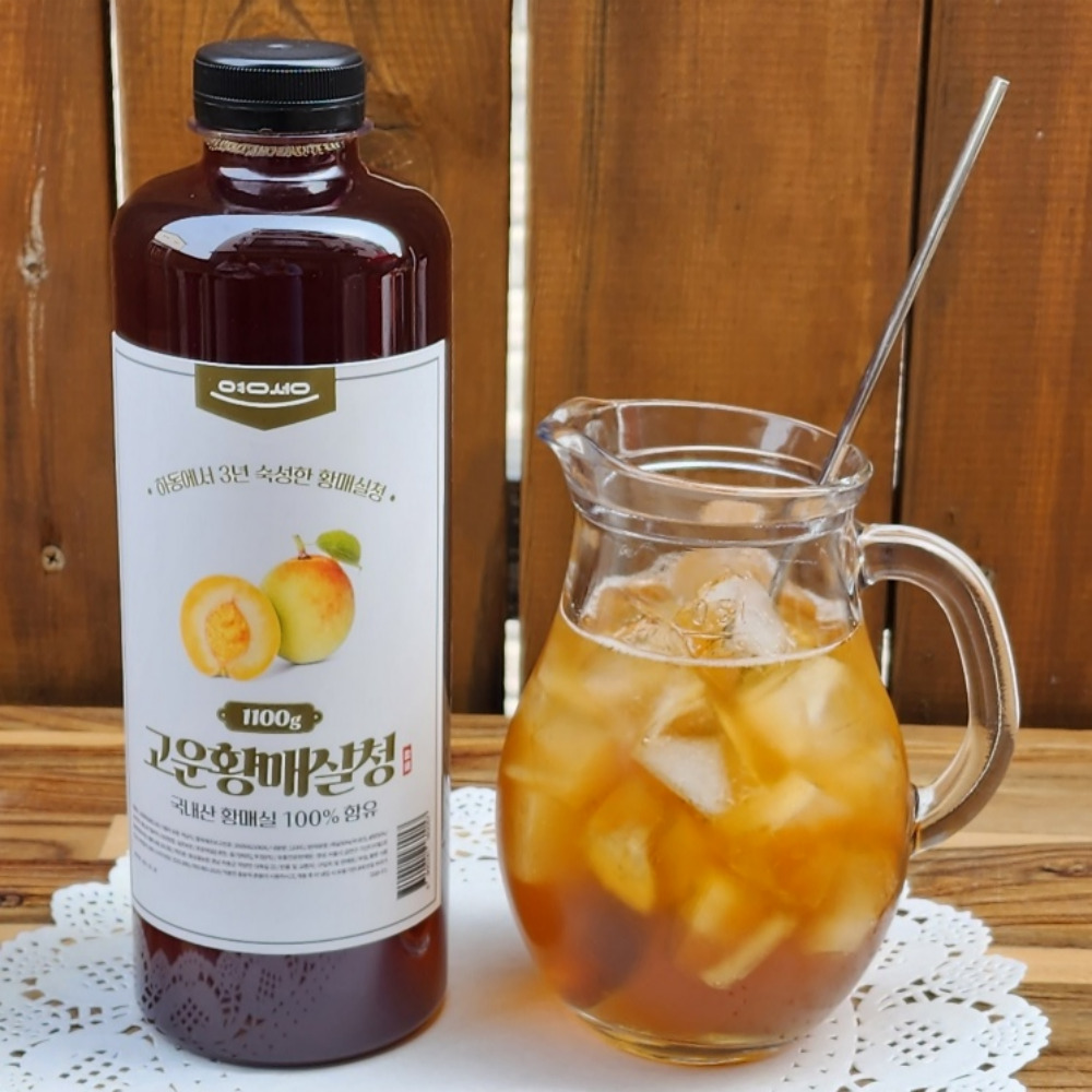 3년 숙성 하동 고운 황매실청 임산부 매실 원액 액기스 엑기스 1100g - 상세 이미지 3