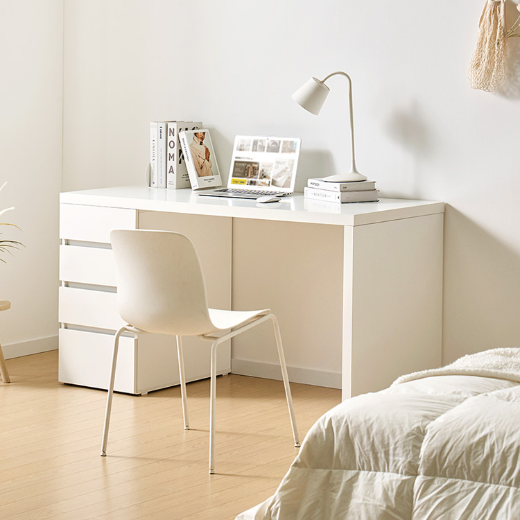 e스마트 와이즈 1인용 학생 4단 서랍 책상세트 1400