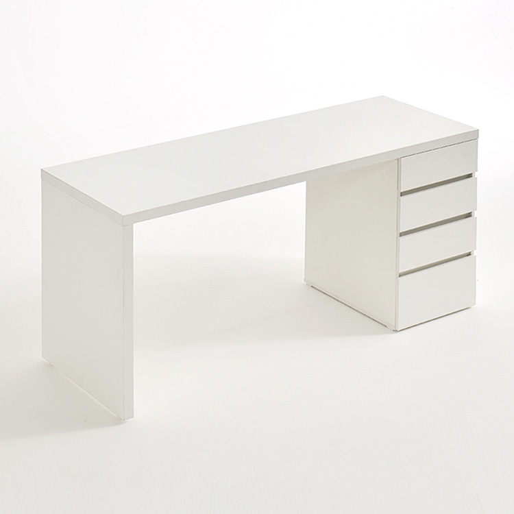 e스마트 와이즈 1인용 학생 4단 서랍 책상세트 1400