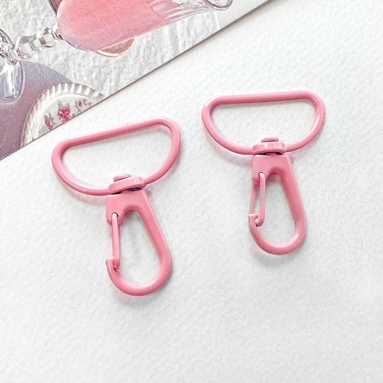 (1p) 25mm 컬러 경량 금속 개고리 키링 가방 연결고리 이미지 7