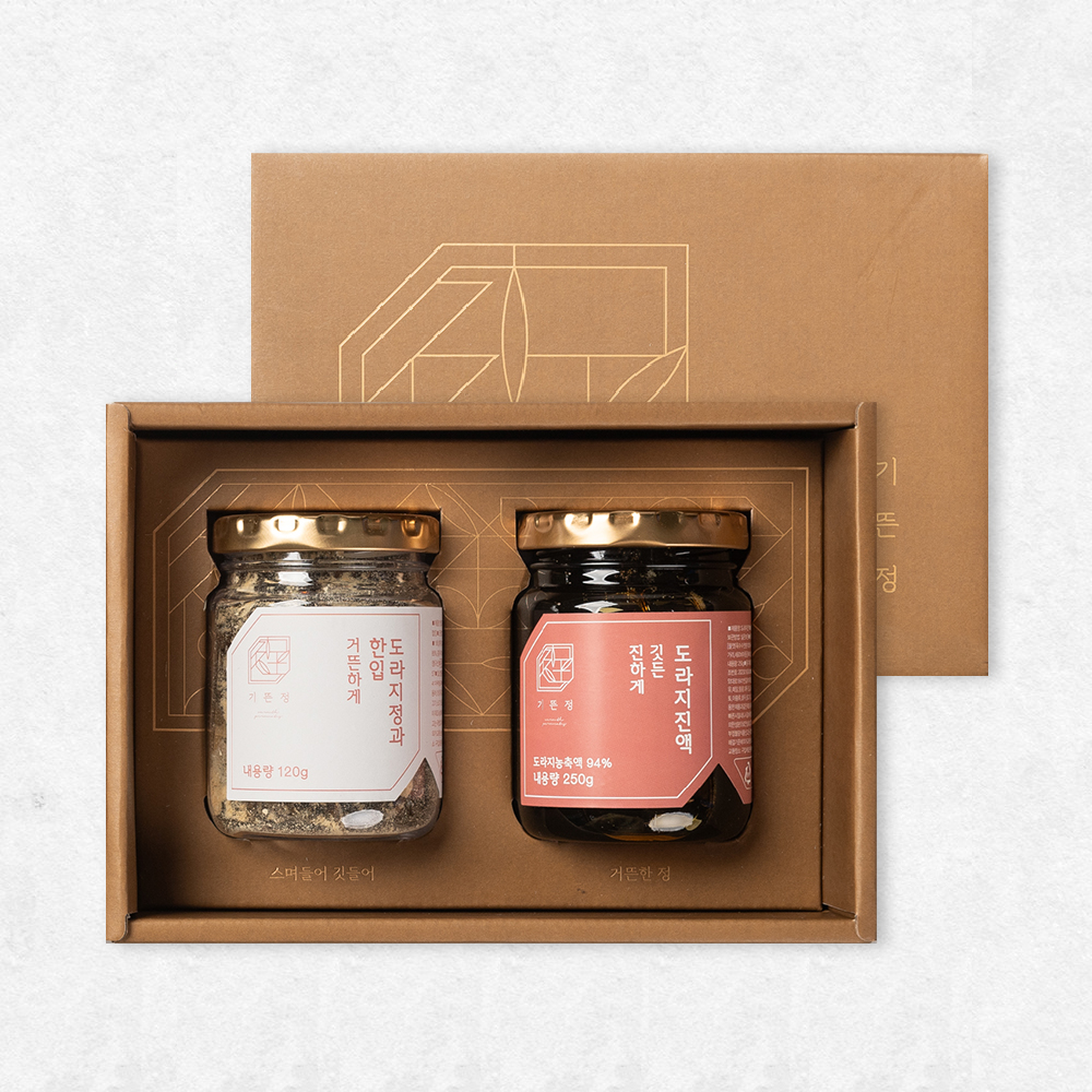 명절 선물세트 도라지정과 진액 세트 설 추석