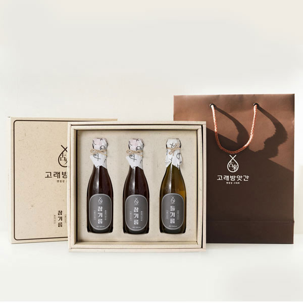 진품32호 국산 참기름 들기름 선물세트 300ml 추석 명절 행사 결혼 답례품 - 상세 이미지 5