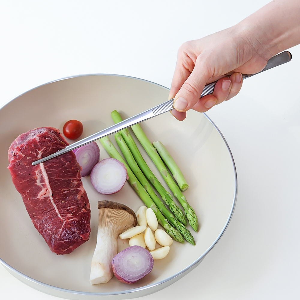 고기집게 스텐 요리 핀셋 주방 요리용 일자형 집게