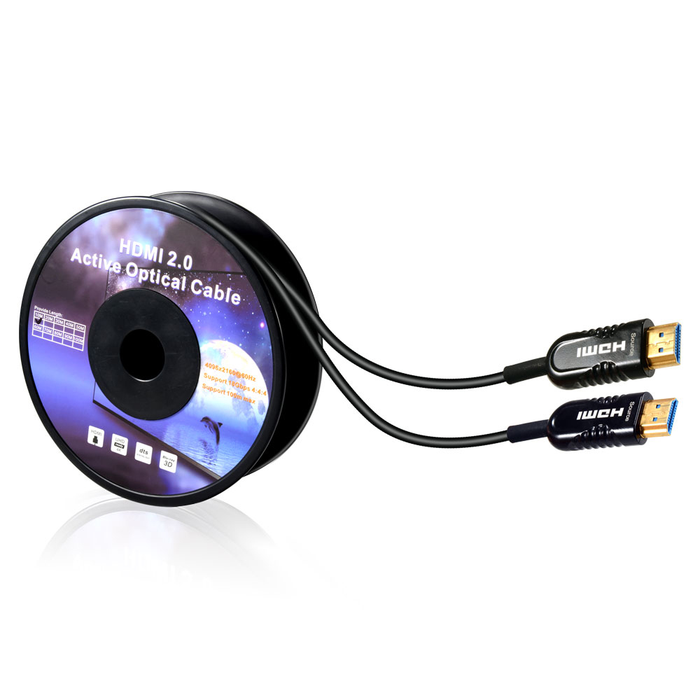 넥스트유 HDMI2.0 AOC 하이브리드 광케이블 2HAOC 10m, 1개 - 상품 이미지