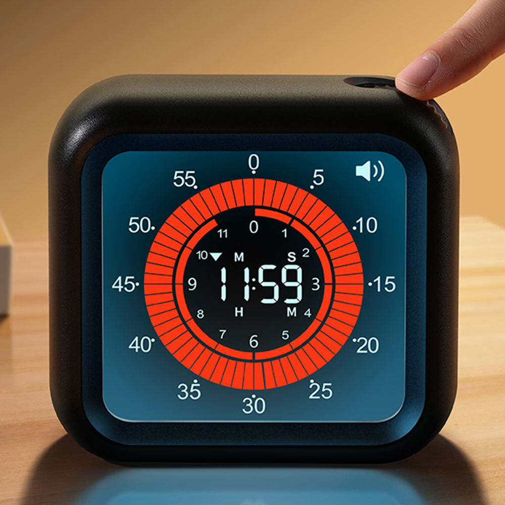 디지털 타이머 뽀모도로타이머 구글 타임 주방 요리 시계 공부 무소음 알람