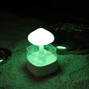 아오라 빗소리 가습기 비구름 무드등 물멍 버섯 취침등 수면등 사무실 미니... 개봉기 | 실사용 후기 - 상품 이미지 3