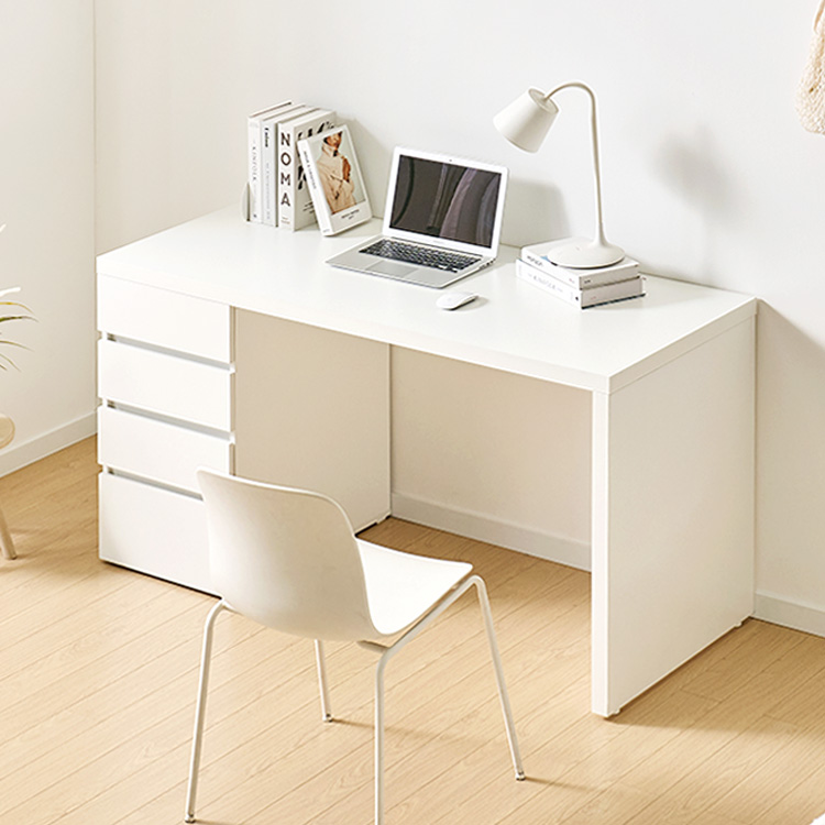 e스마트 와이즈 1인용 학생 4단 서랍 책상세트 1400