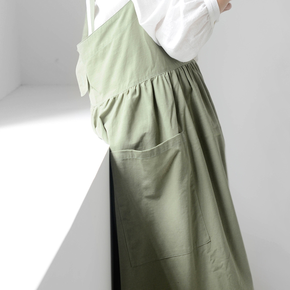 노리스 방수앞치마 카페 어린이집 미용실 원피스 빅사이즈 앞치마 예쁜 에이프런