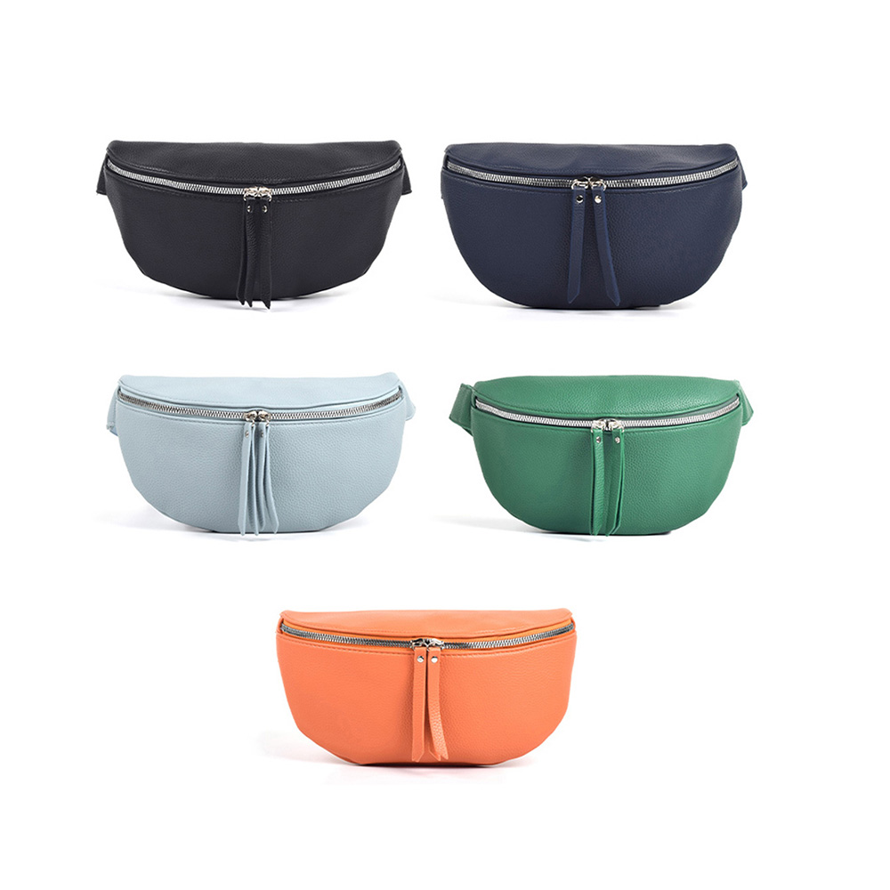 여성 힙색 심플한 허리가방 나들이 외출 여행 미니 힙백 허리차는 가방 이미지 8