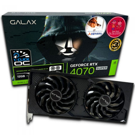 갤럭시 GALAX 지포스 RTX 4070 SUPER 2X D6X 12GB