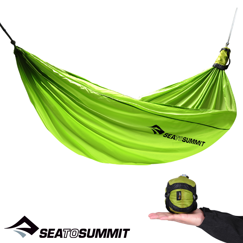 씨투써밋 프로 해먹 더블 라임 세트 경량 캠핑 더블 해먹