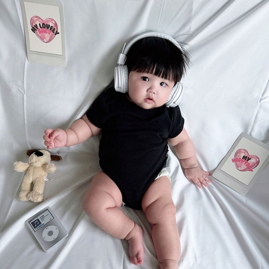 [대여] 베니비디비치 아기 셀프촬영 헤드셋 컨셉 소품 50일 100일 200일 300일