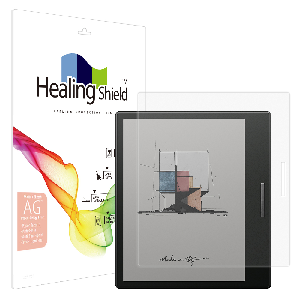 오닉스 북스 고 컬러 7 블랙 종이질감 Light 액정보호필름