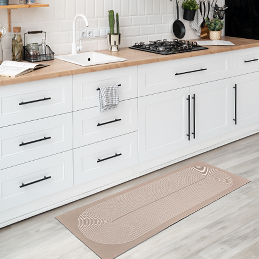 베이지 규조토 주방매트 스퀘어 주방 부엌 발매트 대형 싱크대 욕실 화장실 60x40