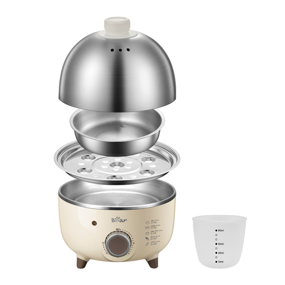 Bear 올스텐 미니 계란찜기 에그 쿠커 달걀삶는 기계 1단 타이머 고구마 호빵