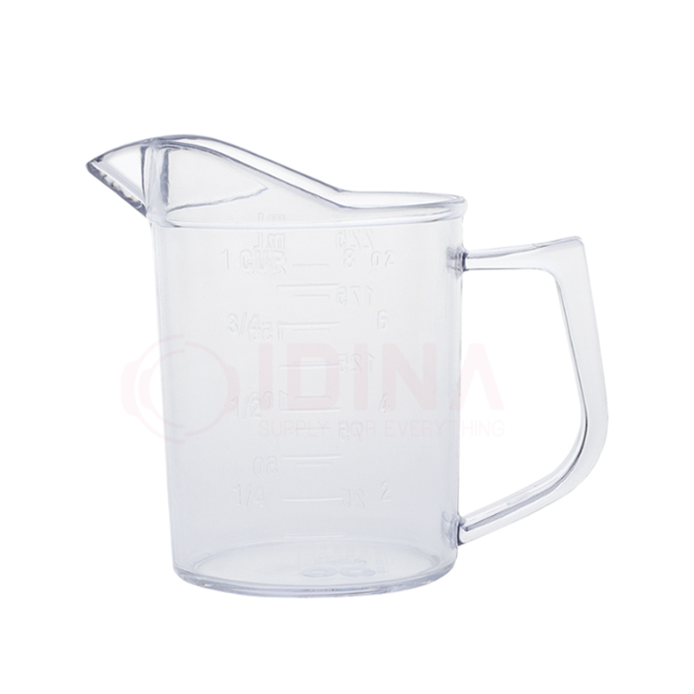 PC 플라스틱계량컵 눈금 미니 비커 250ml - 상품 이미지