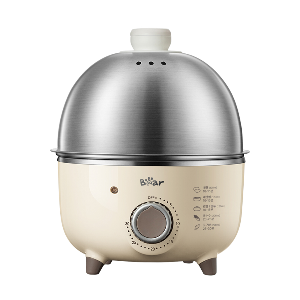 Bear 올스텐 미니 계란찜기 에그 쿠커 달걀삶는 기계 1단 타이머 고구마 호빵