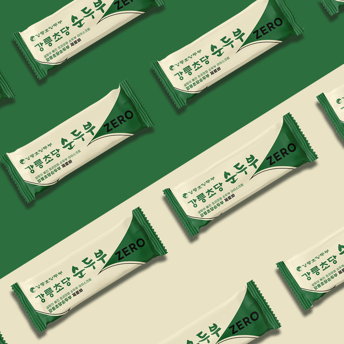 강릉초당순두부 제로바 15개입 / 순두부 제로슈가 무설탕 바 아이스크림 - 상세 이미지 2