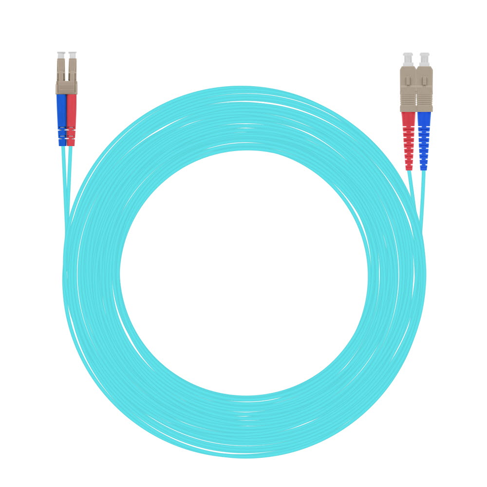 넥스트유 LC-SC 멀티모드 광 패치코드 SFP+ 10Gbps OM3규격 30m, 1개 - 상품 이미지