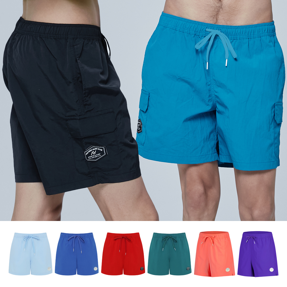 남자 래쉬가드 루즈핏 수영복 바지 반바지 워터레깅스 스윔팬츠 카고 보드숏