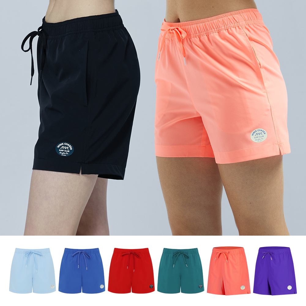 여성 수영복 바지 반바지 워터레깅스 스윔팬츠 365 보드숏 하이퍼 365 블랙