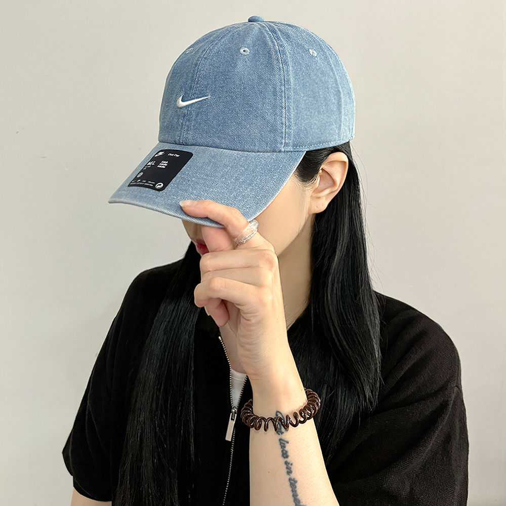 나이키 모자 데님 언스트럭처 스톰 썬더 블루 볼캡 이미지 3