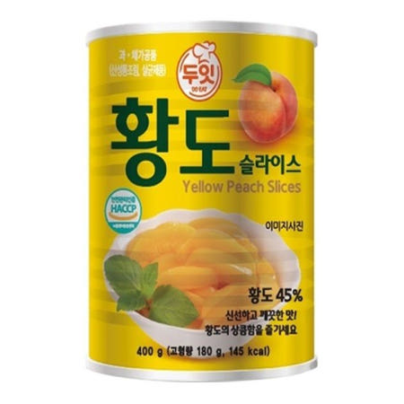 두잇 황도슬라이스 400g