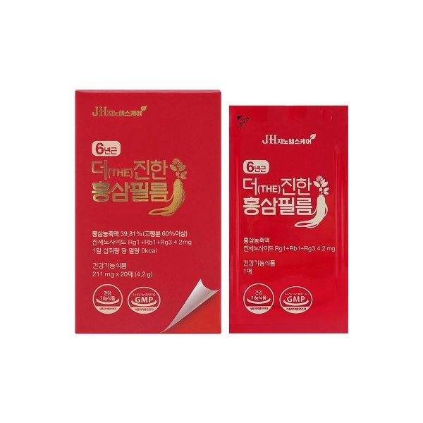 더 진한 홍삼필름211mg x 20매 238521 : 트리플제이맘