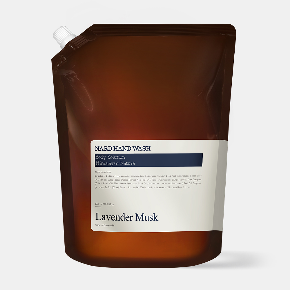 [1개] 나드 핸드워시 리필형 1,000ml 라벤더머스크 향