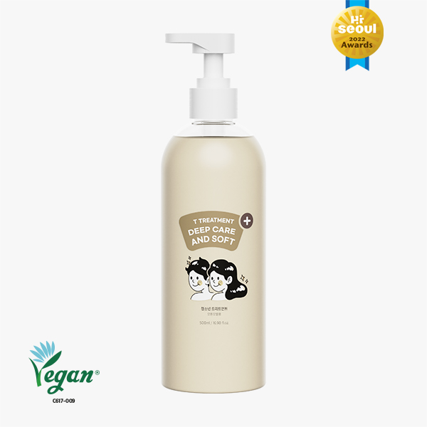 피부자극지수 무자극 확인 식물 유래 계면활성제 약산성 청소년 트리트먼트 500ml 제품 이미지