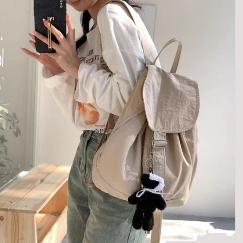 가벼운 나일론 백팩 여성 노트북 여행 학생 백팩 가방 M1221037