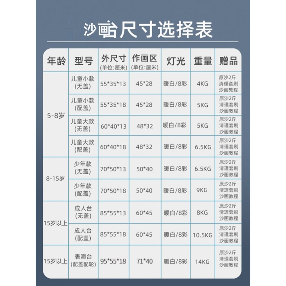 모래놀이테이블 샌드 실내 촉감 아트 장난감 어린이 상자 - 상세 이미지 3