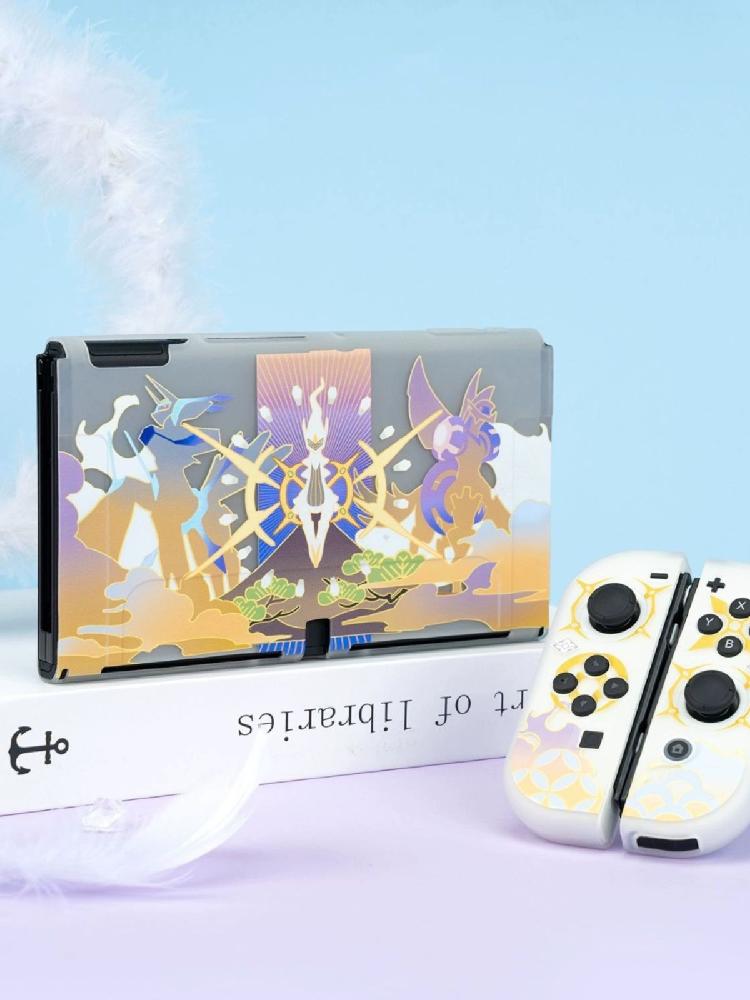 닌텐도 스위치 OLED 케이스 아르세우스 포켓몬 커버 Oled 투명 하드 쉘 - 상세 이미지 3
