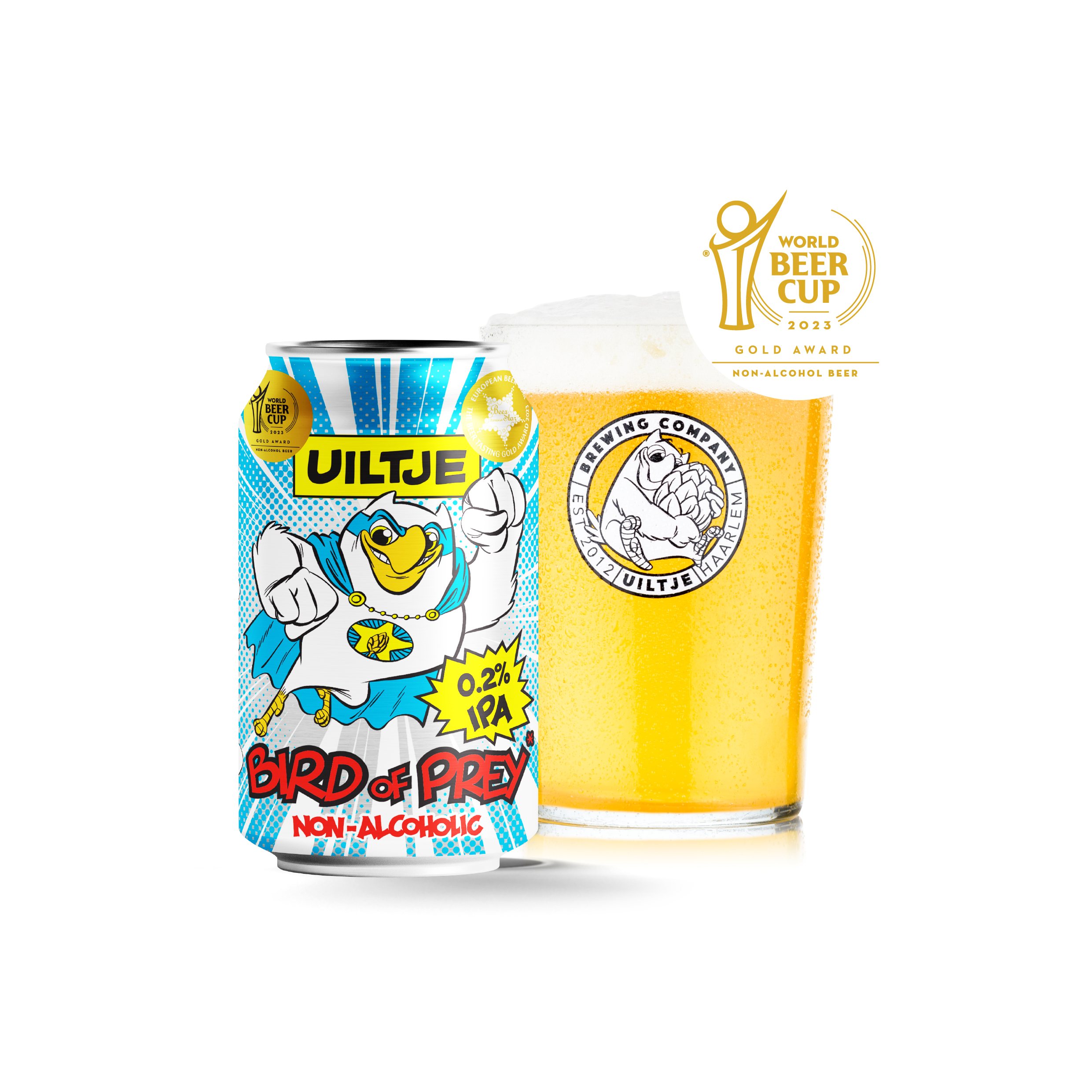 버드오브프레이 논알콜맥주 IPA 330ml 2캔 세계맥주대회금상 무알콜음료 - 상세 이미지 2