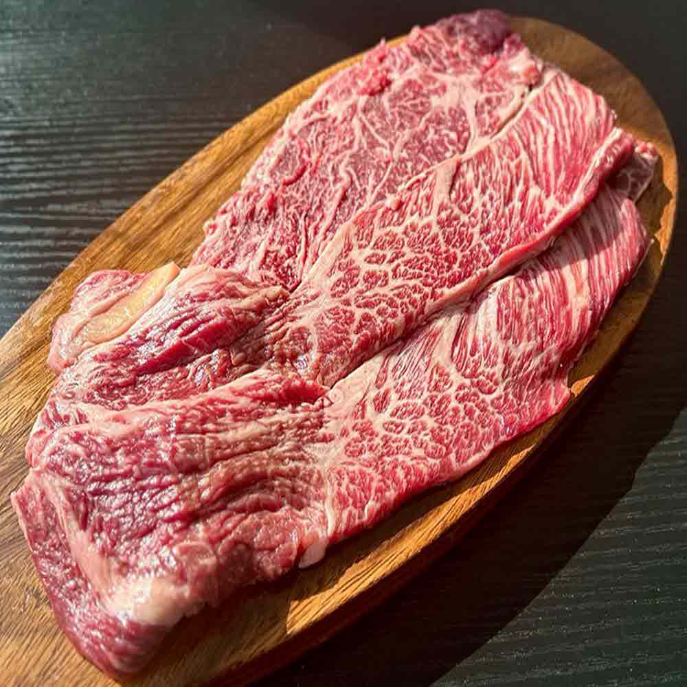 한우1+등급 꽃등심 500g 소고기 구이 두툼 캠핑요리 : 가가박스