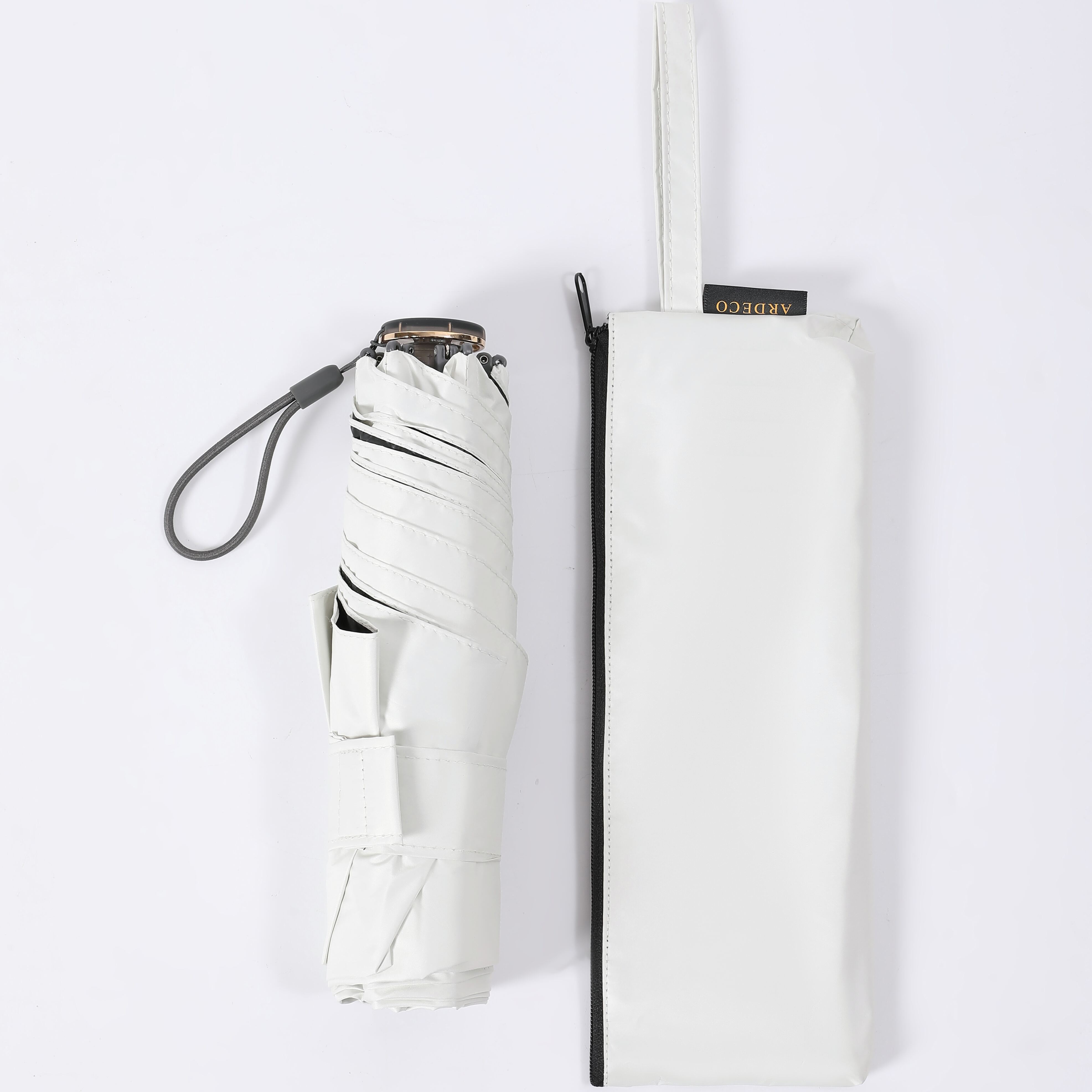 ARDECO 200그램 초경량 자외선차단 가벼운 암막 대형 4단 양산 우산겸용 우양산