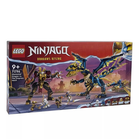 레고 닌자고 수업교구 학습교재 어린이 선물 드래곤과 로봇의 대결 액션 원소 VS 여제 전투